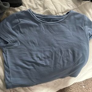 Cute little blue crop top